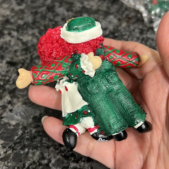 Vintage Raggedy Ann & Andy 1998 ornaments - Picture 4 of 9